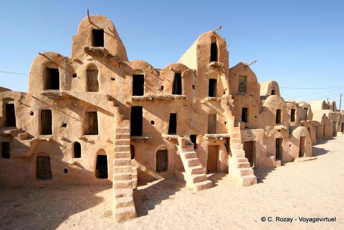 Almacenamiento de células de las reservas de alimentos, Ksar Ouled Soltane - Túnez