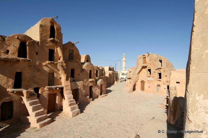 el sitio notable de Ksar Ouled Soltane - Túnez
