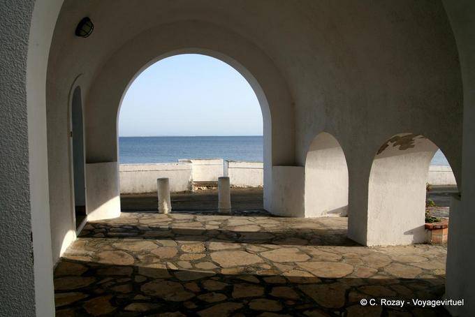 Arcadas mar, Mahdia - Túnez