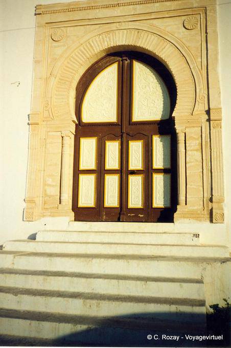 Bloqueo de la puerta, Mahdia - Túnez