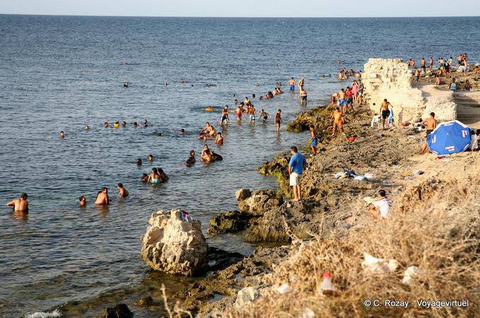 Natación punta norte de África Cabo Mahdia - Túnez