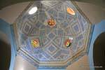 Cartago, Catedral de Saint Louis, arabescos de una cúpula azul, Túnez.