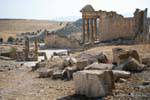 Dougga, en lugar de la Rosa de los Vientos, Túnez.