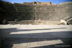 Dougga, vista de teatro de la etapa, Túnez.