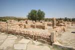 Ruinas SBEITLA de una casa romana, Túnez.