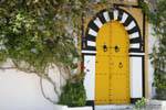 Sidi Bou Said, Puerta Amarilla, Túnez.