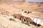 Pequeñas casas o ghiren, Douiret, Túnez.
