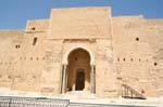 Fachada sur de Monastir Ribat, Túnez.