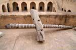 Restos del tornillo de una prensa de aceite, Ribat de Sousse, Túnez.