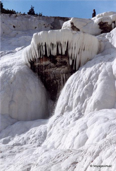 Pamukkale, Concreciones toba Inmaculada - Turquía