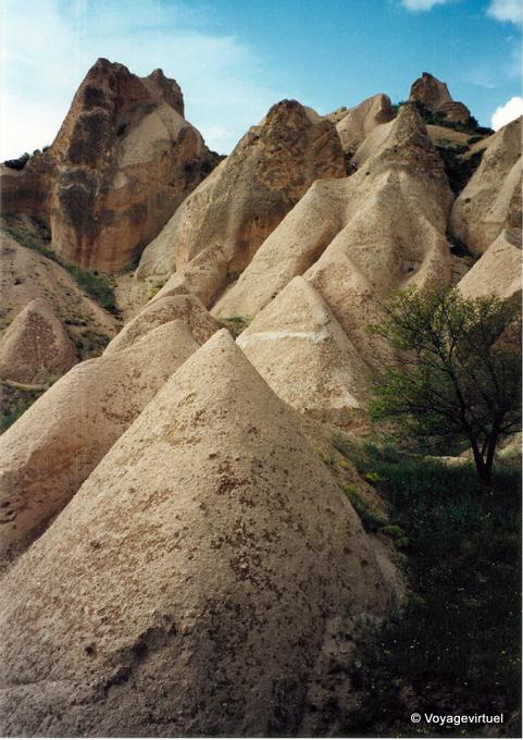 Pezones a Goreme, Capadocia - Turquía