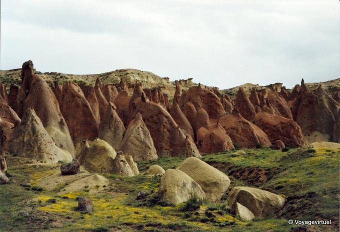 Los colores de la erosión, Capadocia - Turquía
