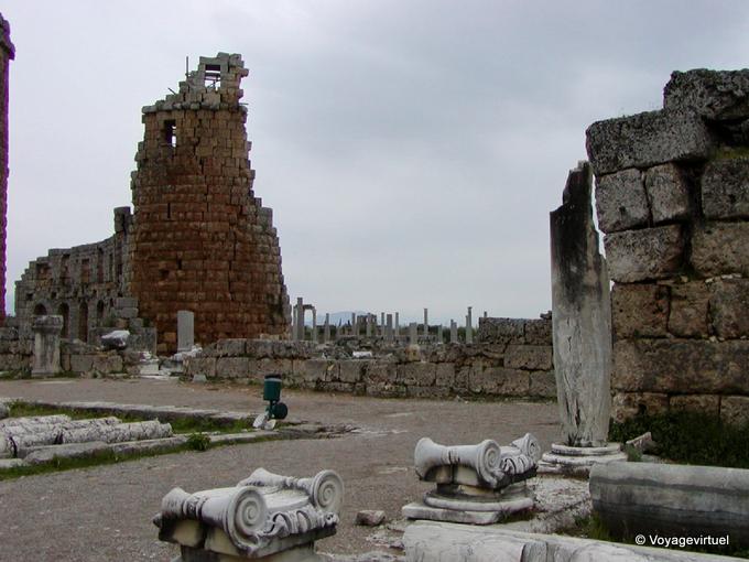 Puerta helenística, Perge - Turquía