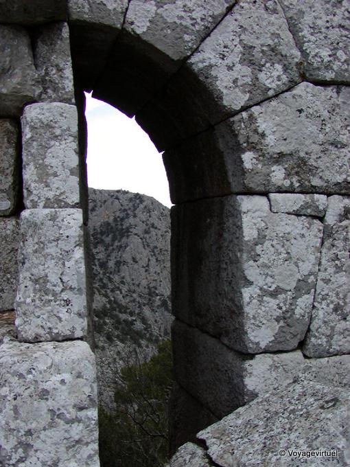 Esquina Termessien, Termessos - Turquía