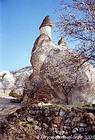 La chimenea de hadas fálica, Capadocia, Turquía.