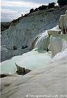 Pamukale o Pamukkale, piscinas naturales de carbonato de calcio, Turquía.