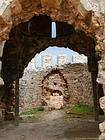 Nichos en la ciudadela, Alanya, Turquía.